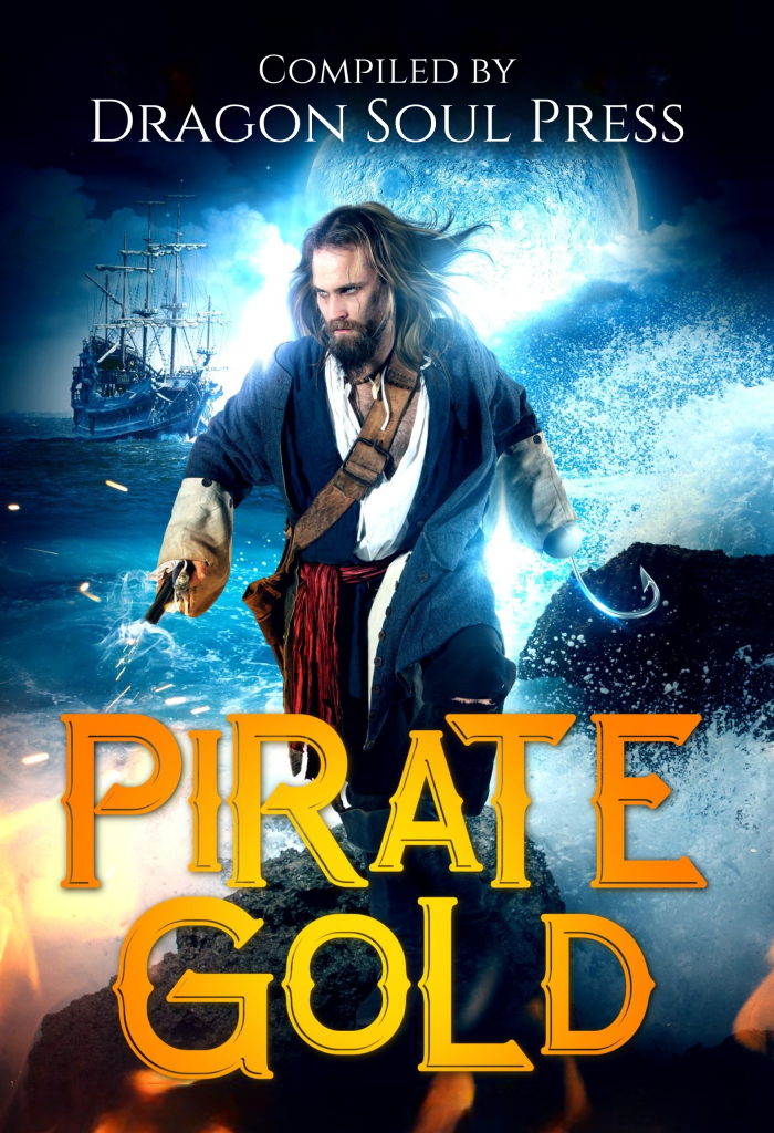 Pirate Gold front cover including story 'Dawn on Taylor's Creek' by Stephen A. Roddewig"